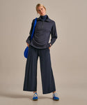 BAM Horizon Yoga Palazzo Pants in the colour storm navy