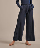 BAM Horizon Yoga Palazzo Pants in the colour storm navy