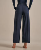 BAM Horizon Yoga Palazzo Pants in the colour storm navy 