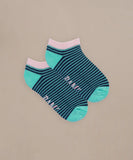 BAM Landscove Bamboo Trainer Socks 4-7 UK - 4 Pack teal