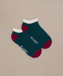BAM Landscove Bamboo Trainer Socks 4-7 UK - 4 Pack green