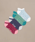 BAM Thorverton Bamboo Trainer Socks 4-7 UK - 4 Pack