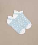 BAM Thorverton Bamboo Trainer Socks 4-7 UK - 4 Pack star pair