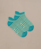 BAM Thorverton Bamboo Trainer Socks 4-7 UK - 4 Pack stripes