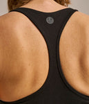 BAM Unity Crop Top in black back detail