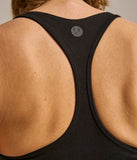 BAM Unity Crop Top in black back detail
