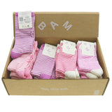 BAM Mixed Design Socks Pair 4 - 7 UK