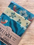 Beeswax Fabric Wraps - Kitchen Pack/Pecyn Cegin Organic