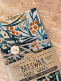 Beeswax Fabric Wraps - Sandwich Wrap/Pecyn Brechdanau Organic