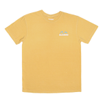 Bleubird Adrift Collection Tides Tee in the colour Mustard 