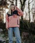 Bleubird Polar Fleece in the colour Coral