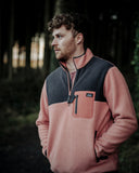 Bleubird Polar Fleece in the colour Coral