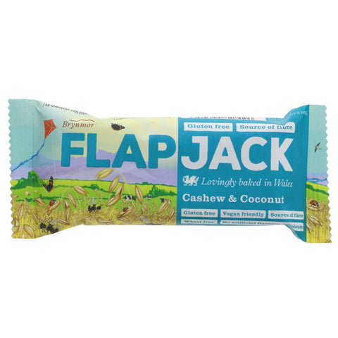 Brynmor Cashew & Coconut Flapjack 80g front