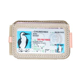 Chums Bandit Bi-Fold Wallet in the colour Clay Shown from the back