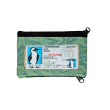 Chums Surfshorts Wallet in topo shown from the back