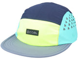 Coal Provo 5 Panel Cap in the colour Neon Yellow