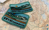 Eryri - Snowdonia Patch in the colour light blue