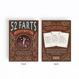 52 Playing Cards - Farts showing front and back of the packaging. 