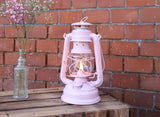 Feuerhand Baby Special 276 Hurricane Lantern in the colour Rose