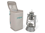 Feuerhand Transport Bag for Baby Special 276 open next to lamp