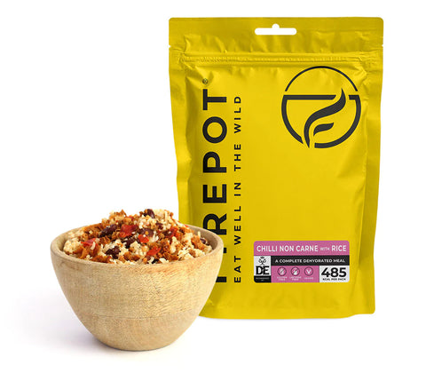 Firepot Chilli Non Carne and Rice