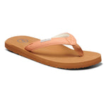 FoamLife Seales SC Womens Flip Flops in the colour Brown/Pink Apricot