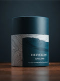 Gilded Peaks Helvellyn Glass tumbler and coaster set shown in the box from the front