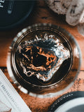 Gilded Peaks Helvellyn Glass tumbler shown from the top