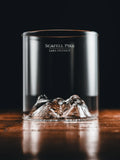 Gilded Peaks Scafell Pike Glass Tumbler and Coaster
