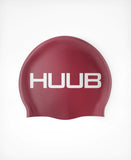 Huub Silicone Swim Cap in Red/ Maroon