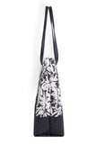 KAVU Boat Bag in the colour BW Fronds, shown from the side