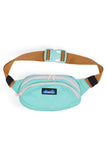 KAVU Canvas Spectator Bag in the colour Jelly Mint, shown from the front