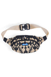 KAVU Canvas Spectator Bag in the colour Sand Blot, shown from the front