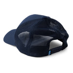KAVU Above Standard Trucker Hat in the colour nautical navy shown from the back