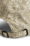 KAVU Ballard Classic Hat in the colour Terrain Topo, shown up close from the back