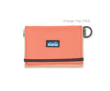 KAVU Billings Wallet in the colour Orange Pop shown from front
