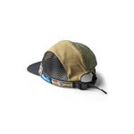 KAVU Capn Softbill Hat in the colour timbermix shown from the back