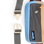 KAVU Cattle Point Bag in the colour sea ridge clip detail