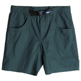 KAVU Chilli Lite Shorts in the colour Green Gables, shown from the front