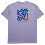 KAVU Cubed T-Shirt in the colour Dusted Grape, shown from the back