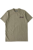 KAVU Cubed T-Shirt in the colour Kelp Forest shown from the front