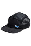 KAVU Drift Creek Hat in the colour Black, shown from the front