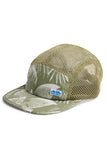 KAVU Drift Creek Hat in the colour Calm Palm, shown from the front