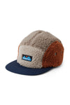 KAVU Fur Ball Camp Hat in the colour river range shown from the front