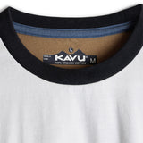 Klear Above Etch Art T-Shirt in Stay Array showing the collar with logo