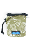 KAVU Keep Climbing Chalk Bag in the colour Calm Palm, shown from the front