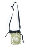 KAVU Keep Climbing Chalk Bag in the colour Calm Palm, shown from the back