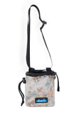 KAVU Keep Climbing Chalk Bag in the colour Morning Bloom, shown from the front