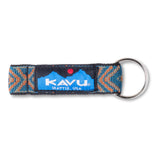 KAVU Key Chain in the colour teal geo front