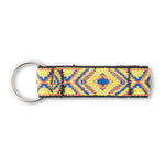 KAVU Key Chain in the colour yellow geo back